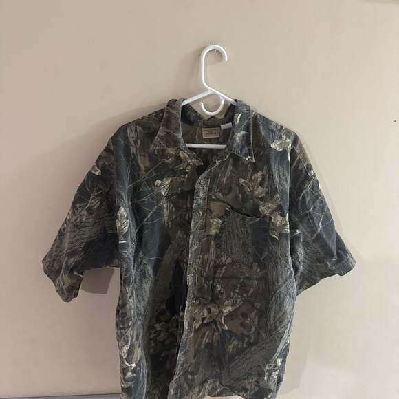 RedHead Camo Button-Up Shirt - Outdoorsman's Short Sleeve - Picture 1 of 5